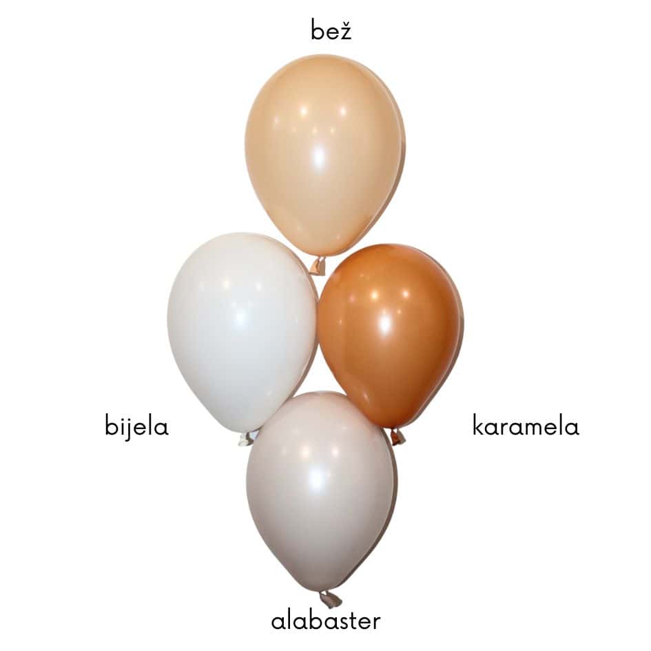 Balon KARAMEL Pastel - više veličina - Slika 2