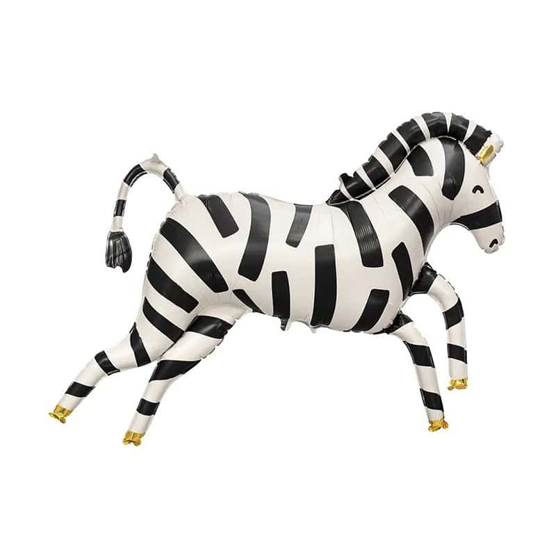 Veliki folija balon Zebra, 115x85 cm