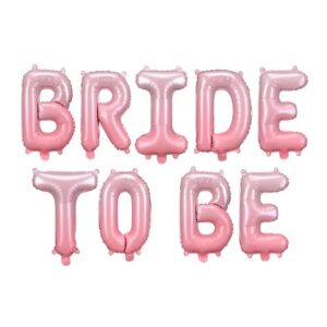 natpis od balona bride to be roze boje