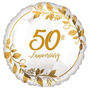 Folija balon 43cm 50 Anniversary