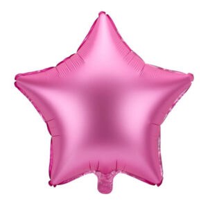 Folija balon zvijezda mat roza