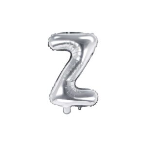 Folija balon Slovo "Z", 35cm, srebrna