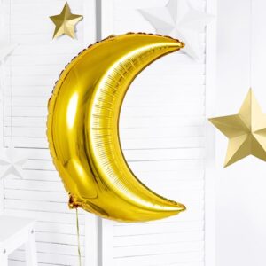 Folija balon mjesec-zlatni PD