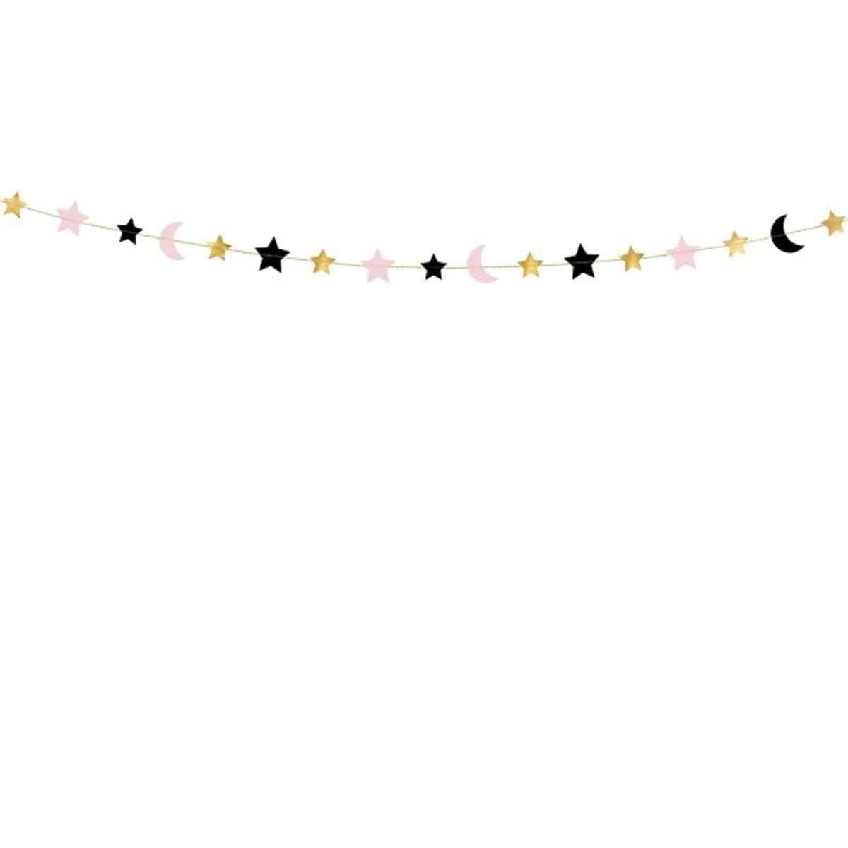 Girlanda Stars and moons, 1.9m