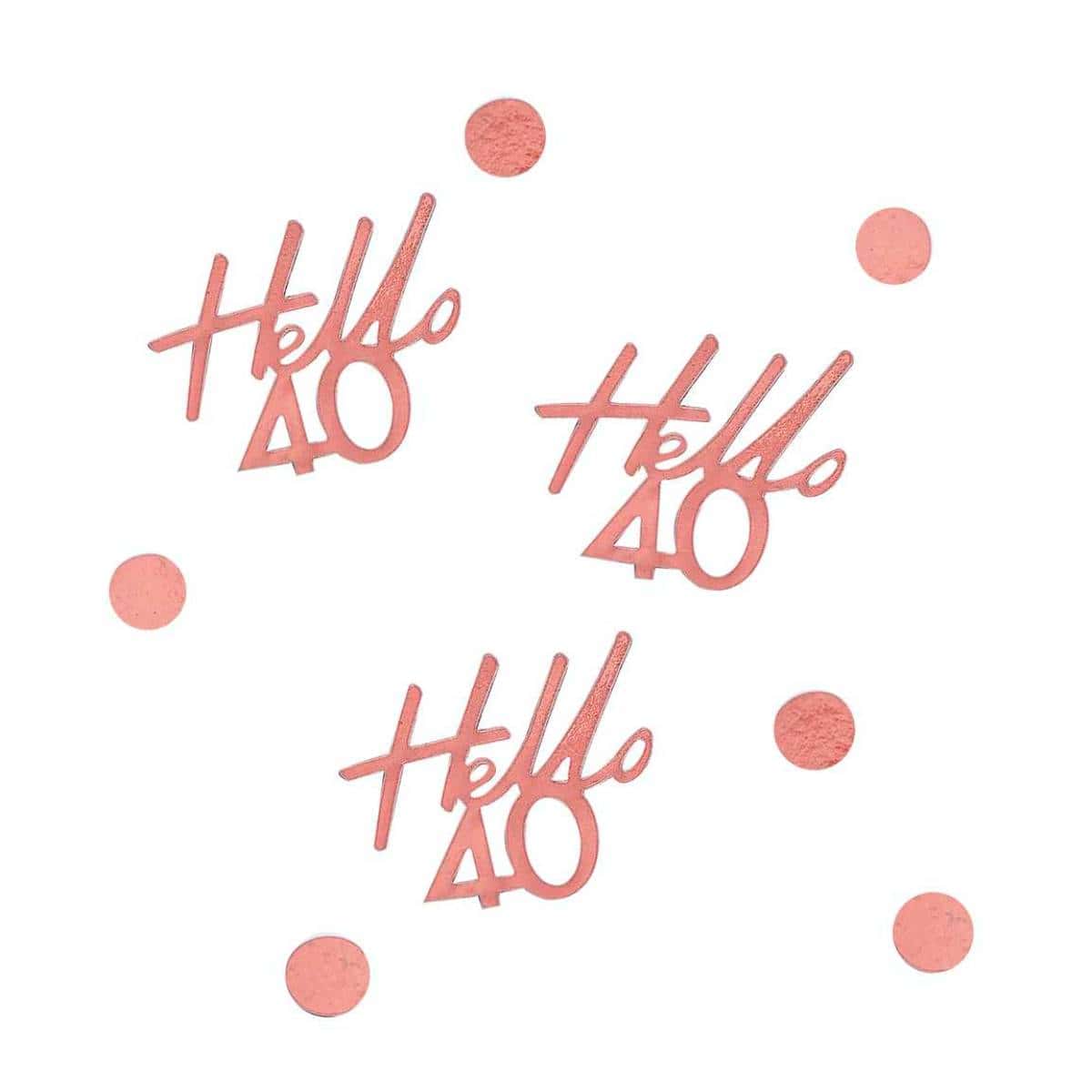 Konfeti Hello 40, rose gold, 13g