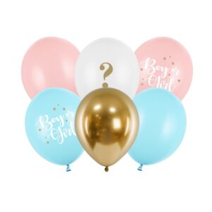 Balon tisak - boy or girl mix, 6kom