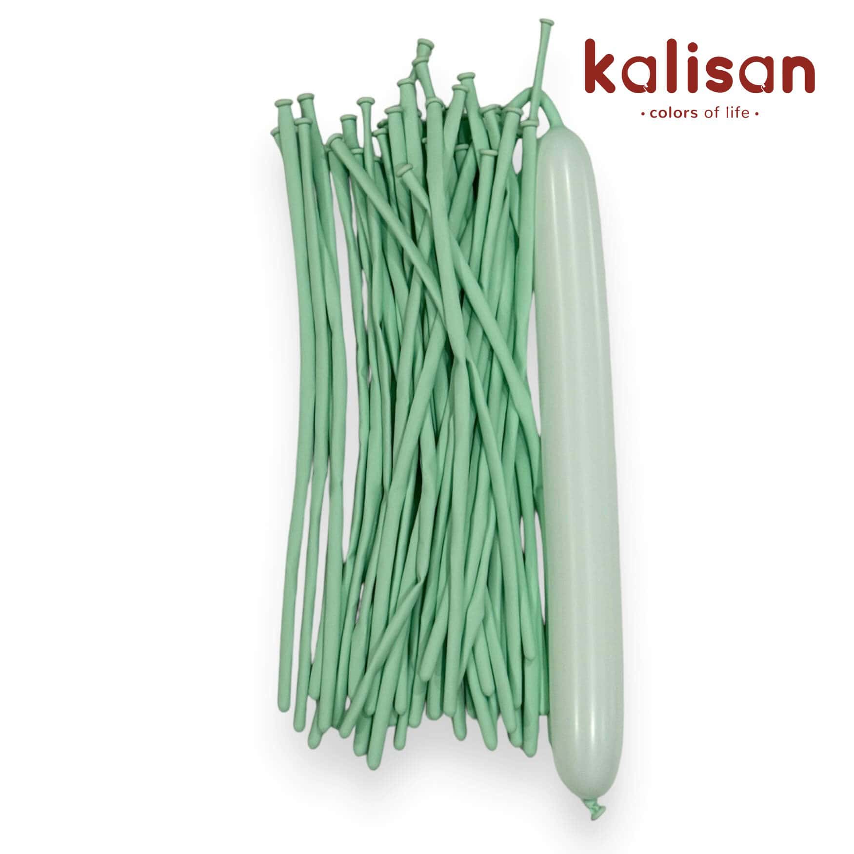 Baloni za modeliranje 260Q - Macaron mint 50kom