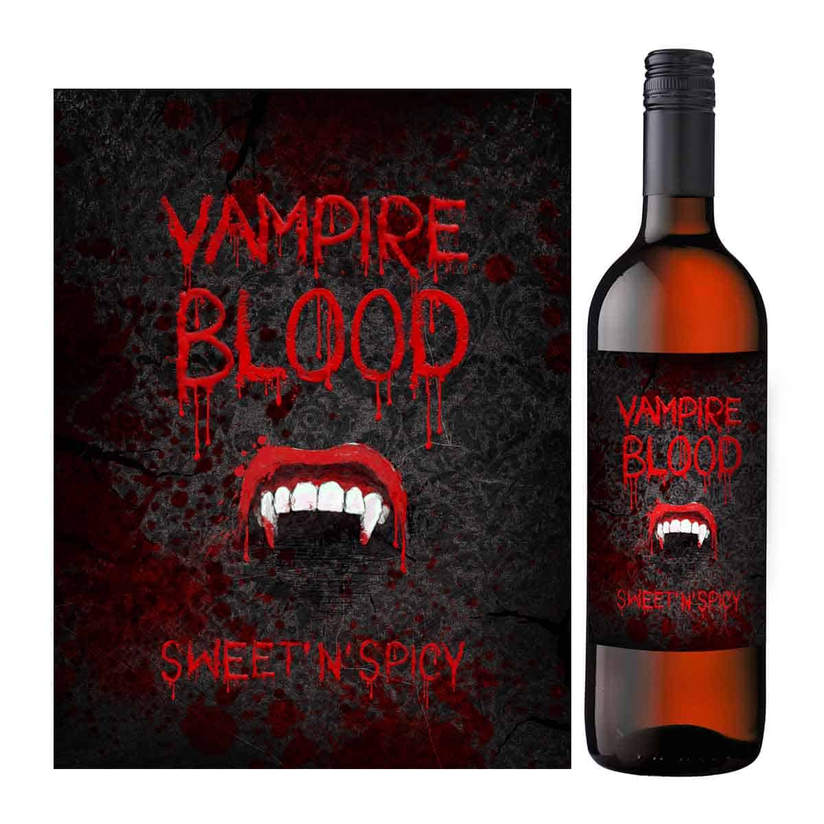 Naljepnice za bocu - vampirska krv