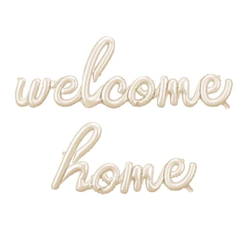 Folija balon natpis welcome home