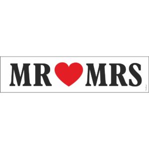 Natpis za tablice ''Mr & Mrs''