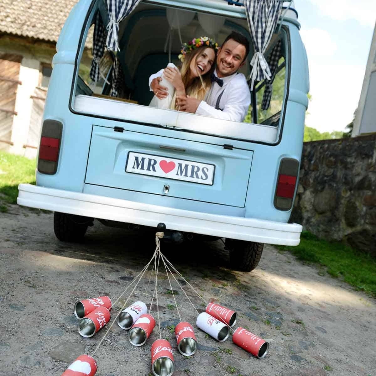 Natpis za tablice ''Mr & Mrs'' - Slika 2