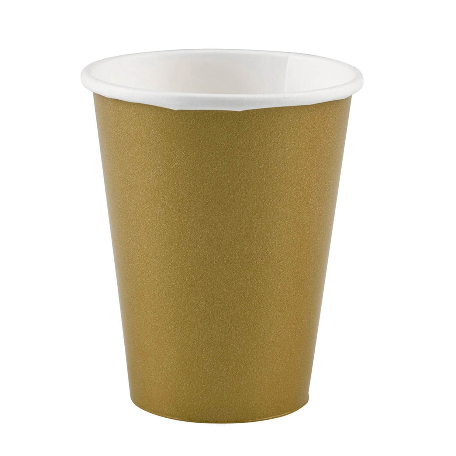 Čaše papirnate - Zlatne 266 ml 8 kom