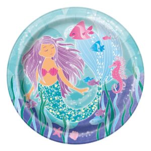 Papirnati tanjuri  MERMAID 23 cm 8kom