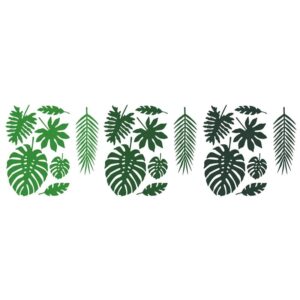 Dekoracija tropical listovi monstera