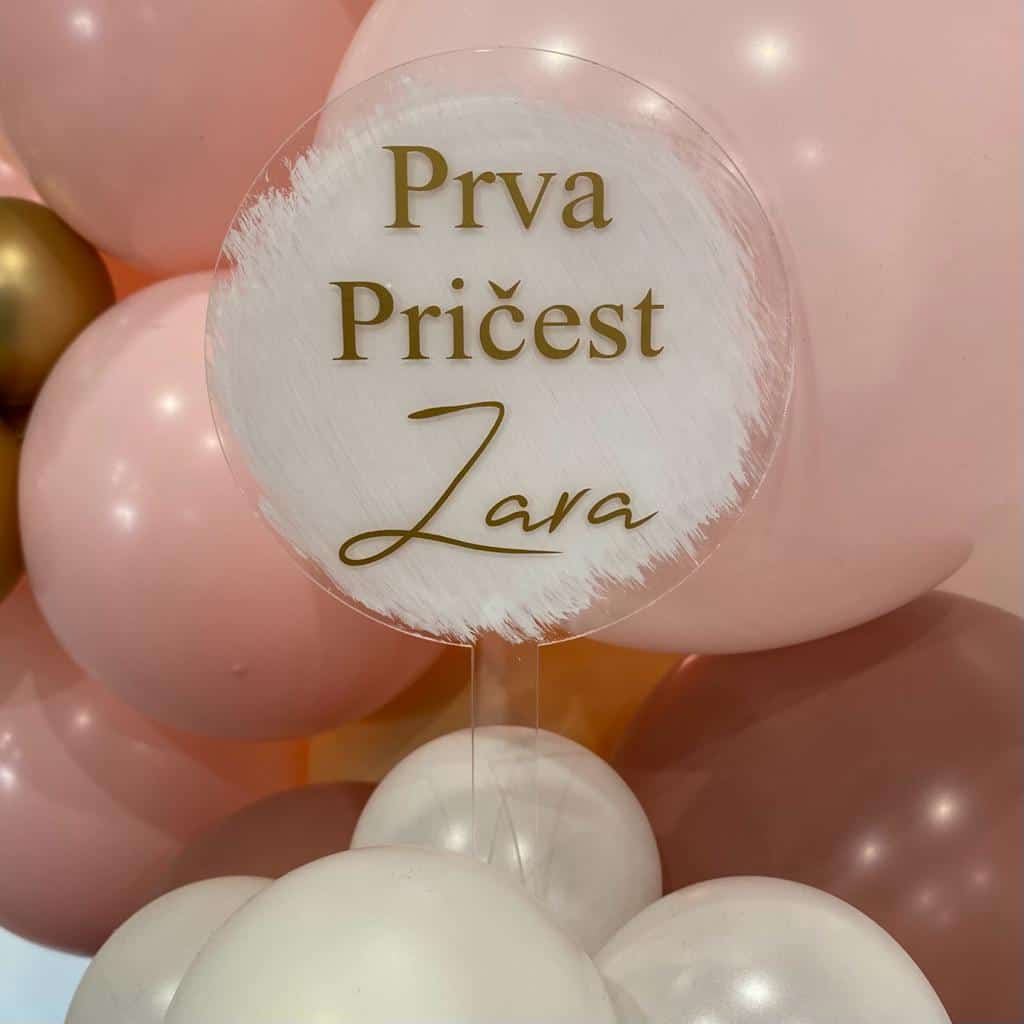 Personalizirani topper za tortu