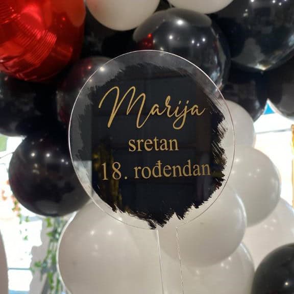Personalizirani topper za tortu - Slika 3