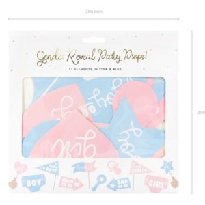 Photo props Gender reveal , mix: 11kom