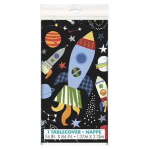 Stolnjak plastični 213x137 Space party