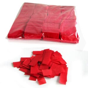 Konfeti papirnati 1.7 x 5.5 cm 1 kg  crveni