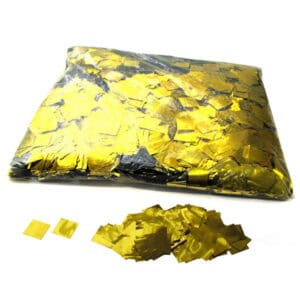 Konfeti metalik 17 x 17 mm 1 kg  zlatni