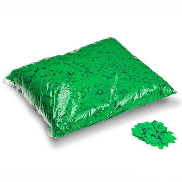 Konfeti papirnati 6x6mm 1kg tamno zelena