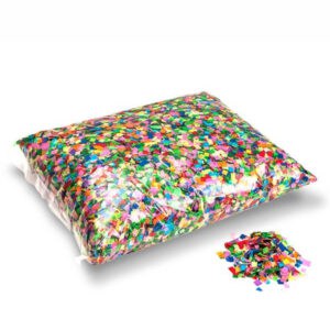 Konfeti papirnati 6x6mm 1kg šarene