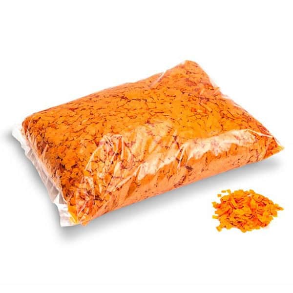 Konfeti papirnati 6x6mm 1kg narančasta