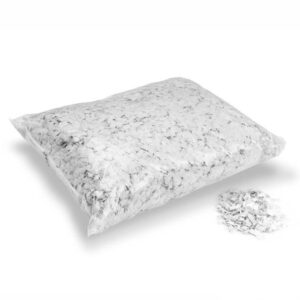 Konfeti papirnati 6x6mm  1kg bijela