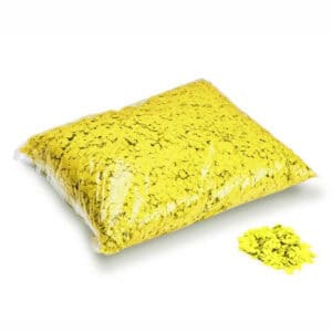 Konfeti papirnati 6x6mm 1kg žuta