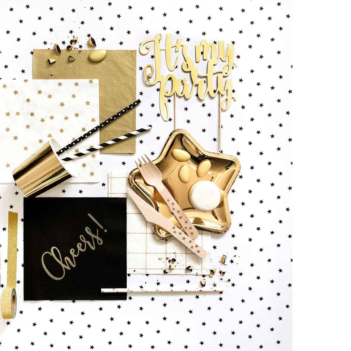 Salvete - Stars 20 kom Bijele, 33×33 cm - Slika 2