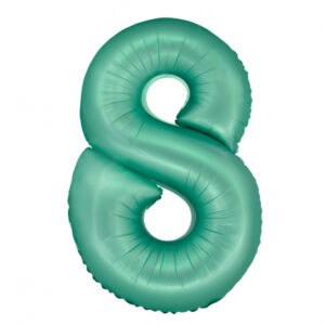 Srednji folija balon broj 8 mint mat