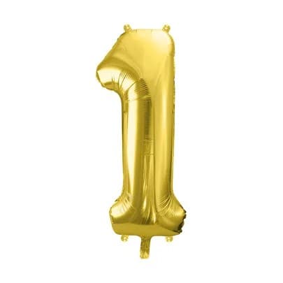 Srednji folija balon Broj 1 - Sv. Zlatni
