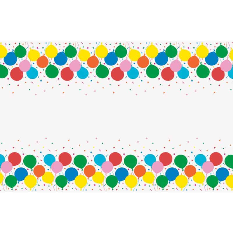Stolnjak PVC - šareni balončići, 19,05 x 39,52 x 0,33 cm