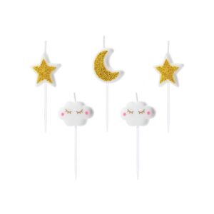 Svjećice rođendanske little star 2-3cm