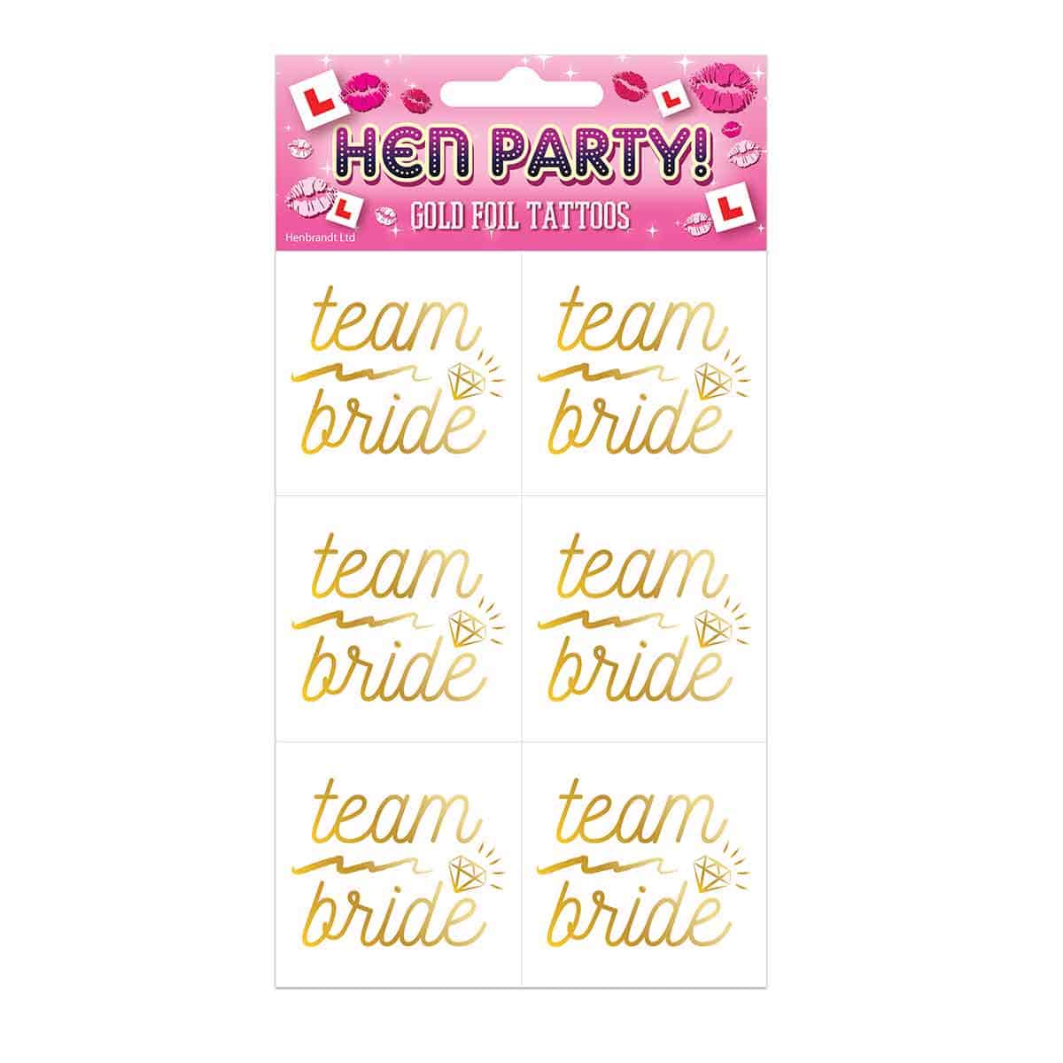 Tetovaže - Hen party zlatne