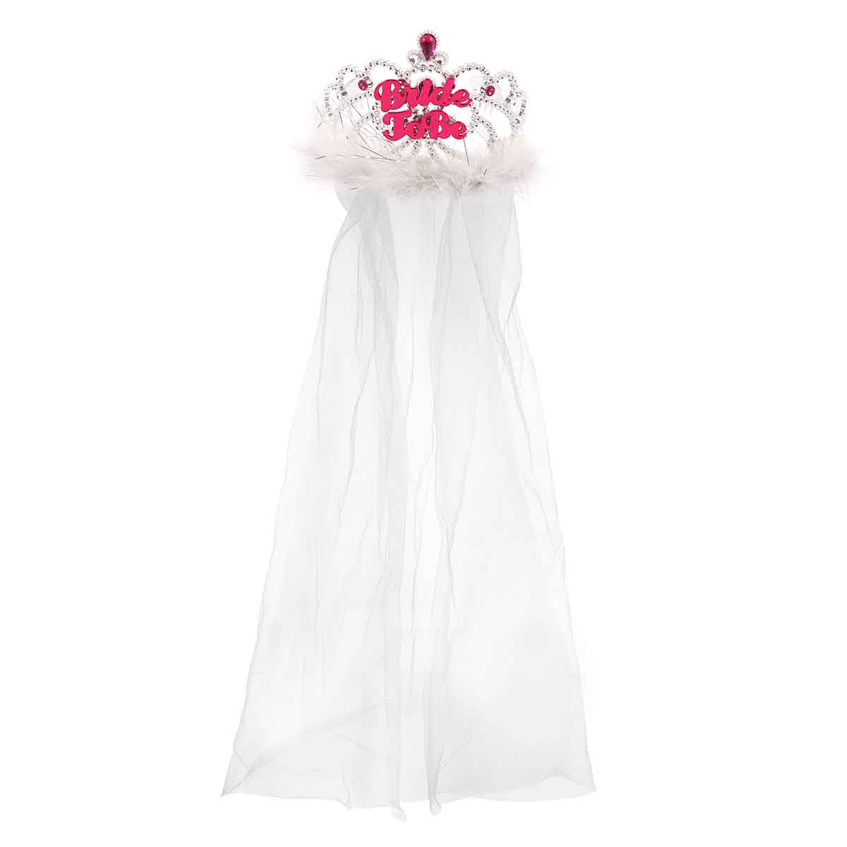 Tijara "Bride to be" - s veom