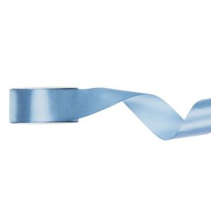 Traka satenska, misty blue, 25mm/25m