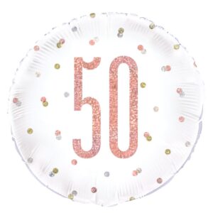 Folija balon 50 rosegold, 43cm