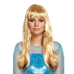 Perika blonde sa šiškama duga