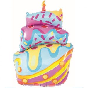 Veliki folija balon Torta, 77 cm